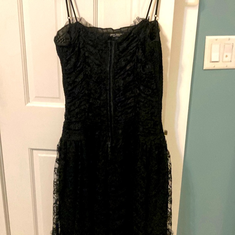 Betsey Johnson black lace vintage dress